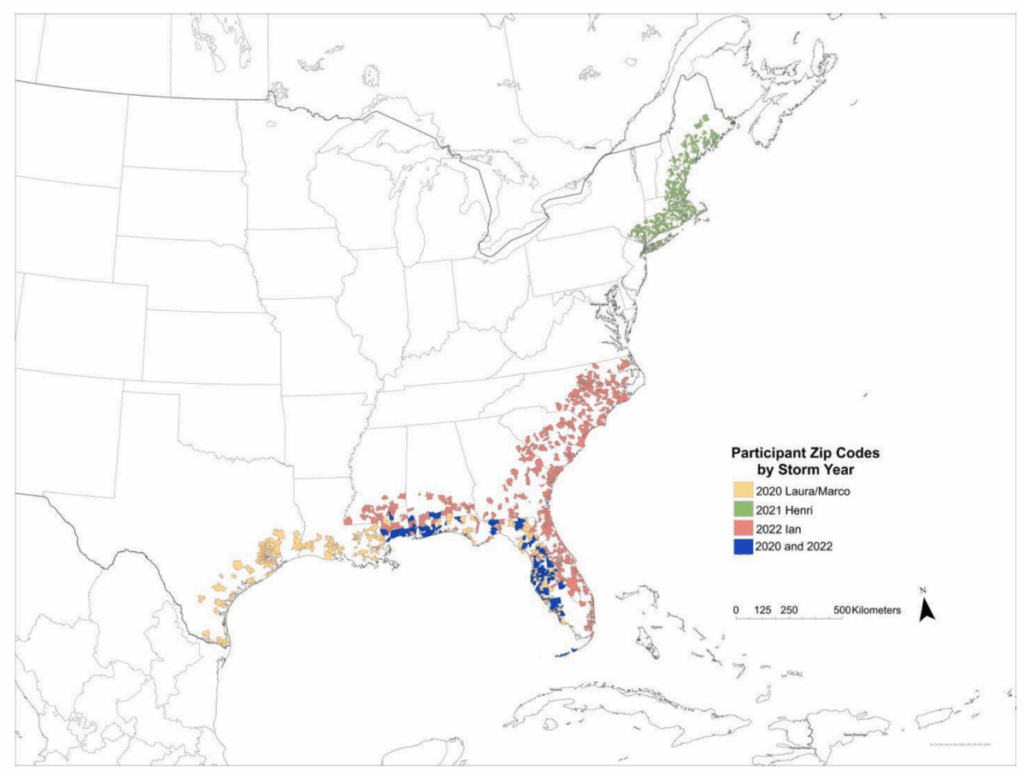 How self-efficacy and response efficacy change with risk and adaptation behaviors during tropical cyclones